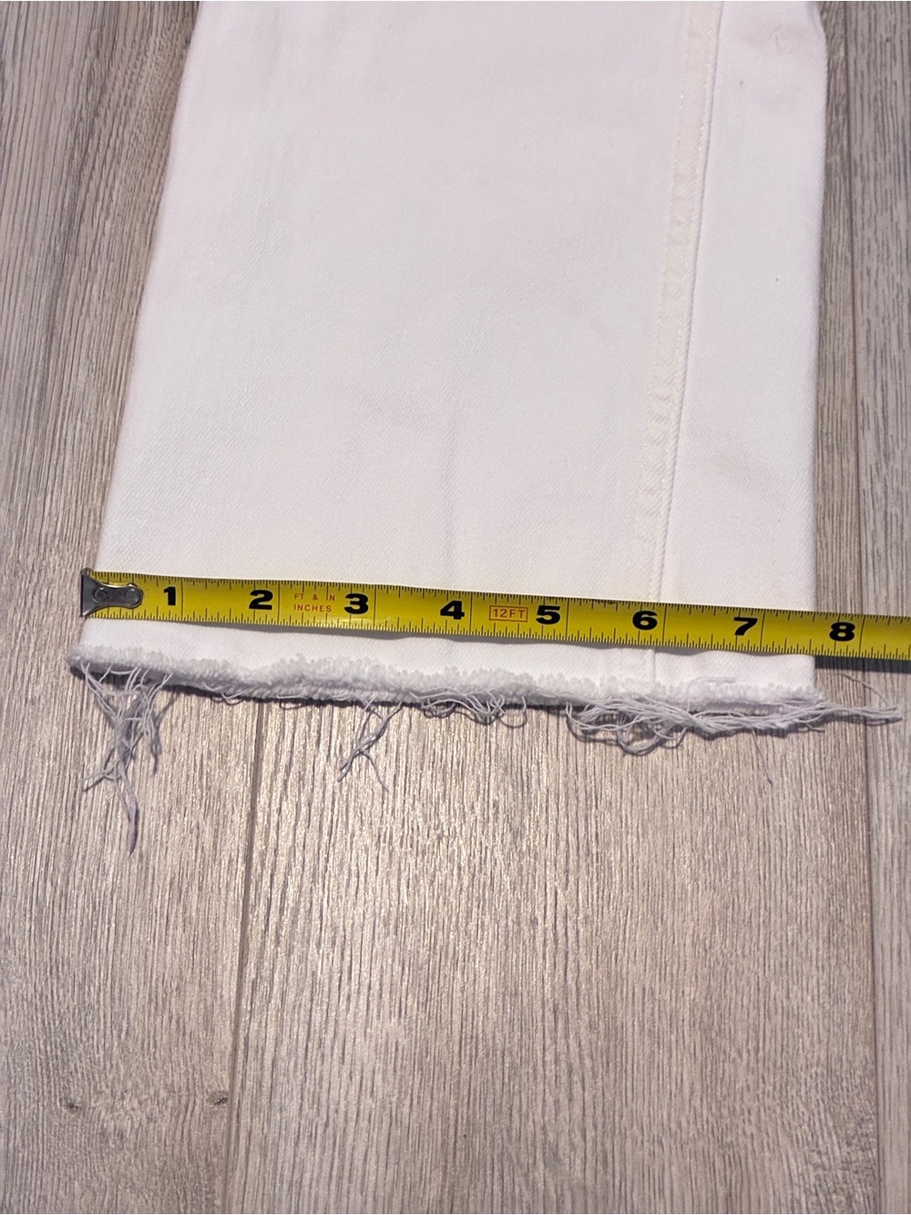 Pilcro White High-Rise Flare Jeans - Picture 8 of 9